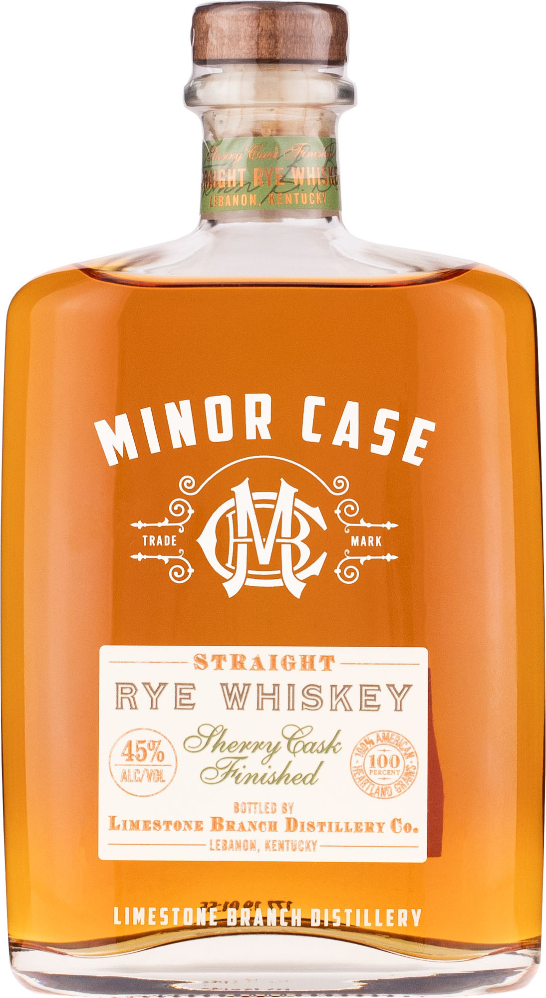 Minor Case Straight Rye 90 Proof 45% 0,7l (čistá fľaša)