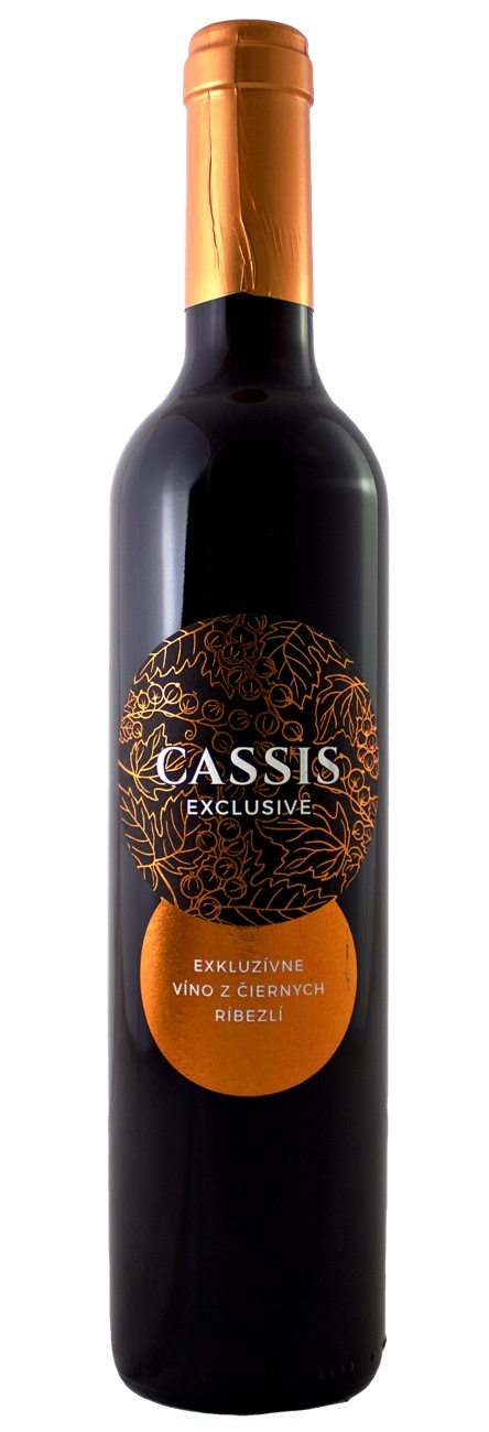 Chateau Topoľčianky Cassis Exclusive 12,5% 0,5l (čistá fľaša)