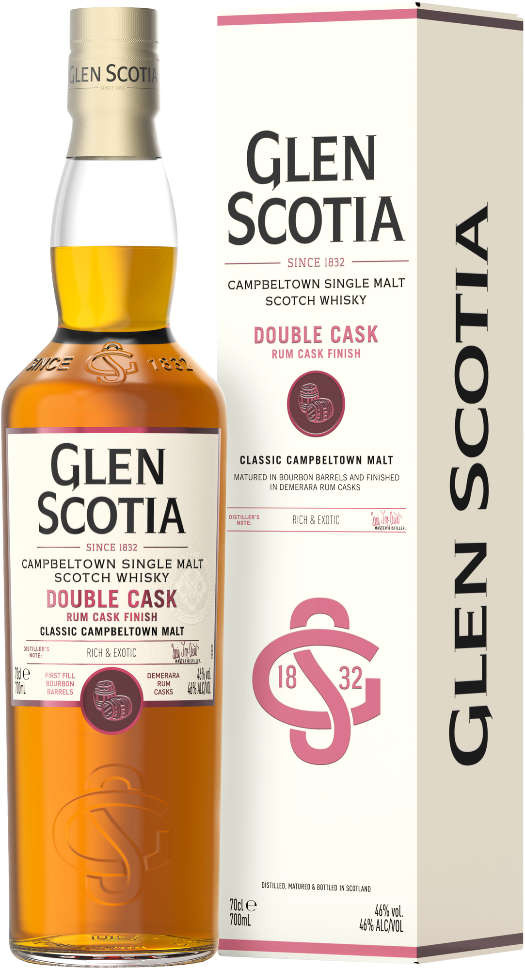 Glen Scotia Rum Cask Finish 46% 0,7l (darčekové balenie kazeta)