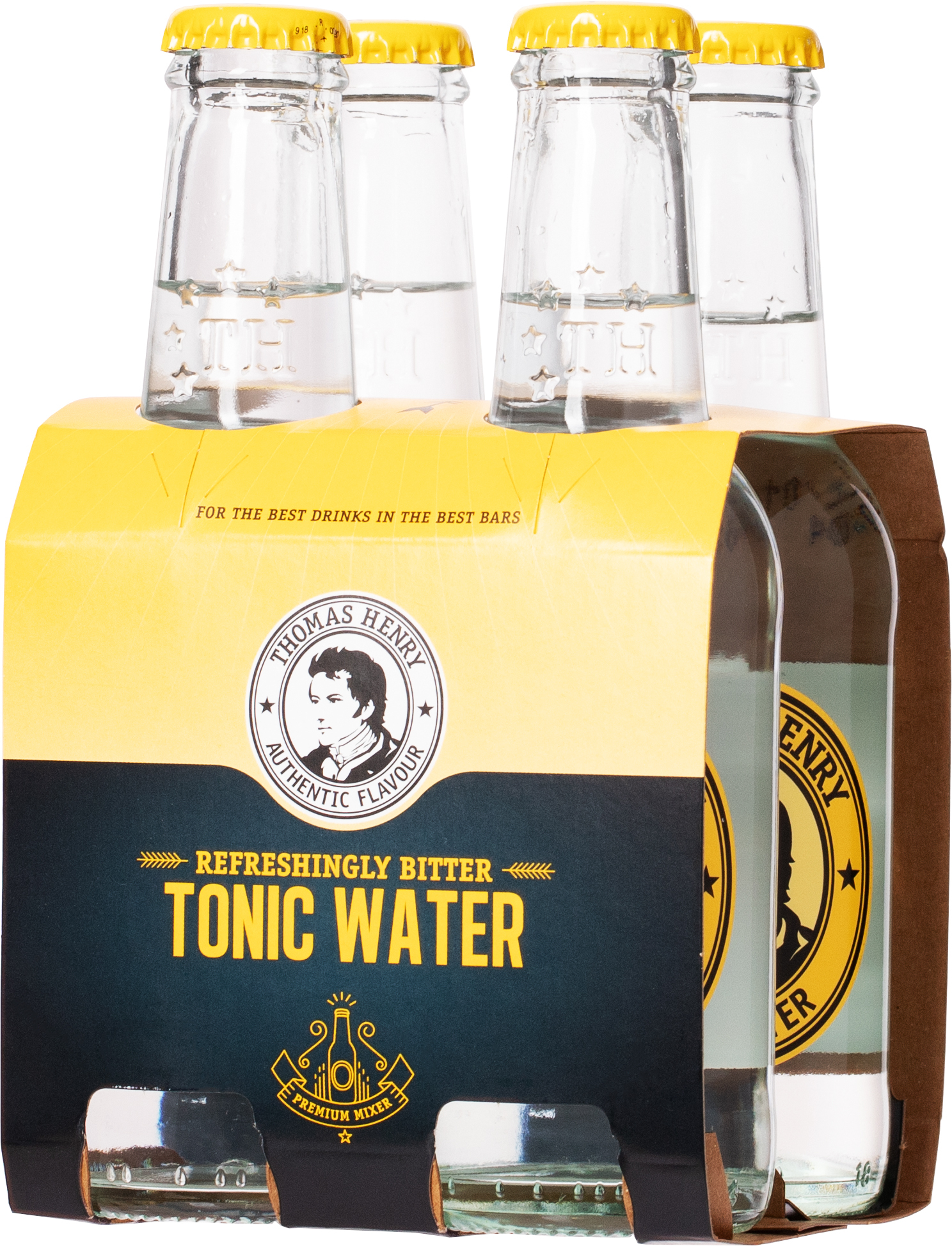 Obrázok Thomas Henry Tonic Water 4 x 0,2l 0,8l (čistá fľaša)