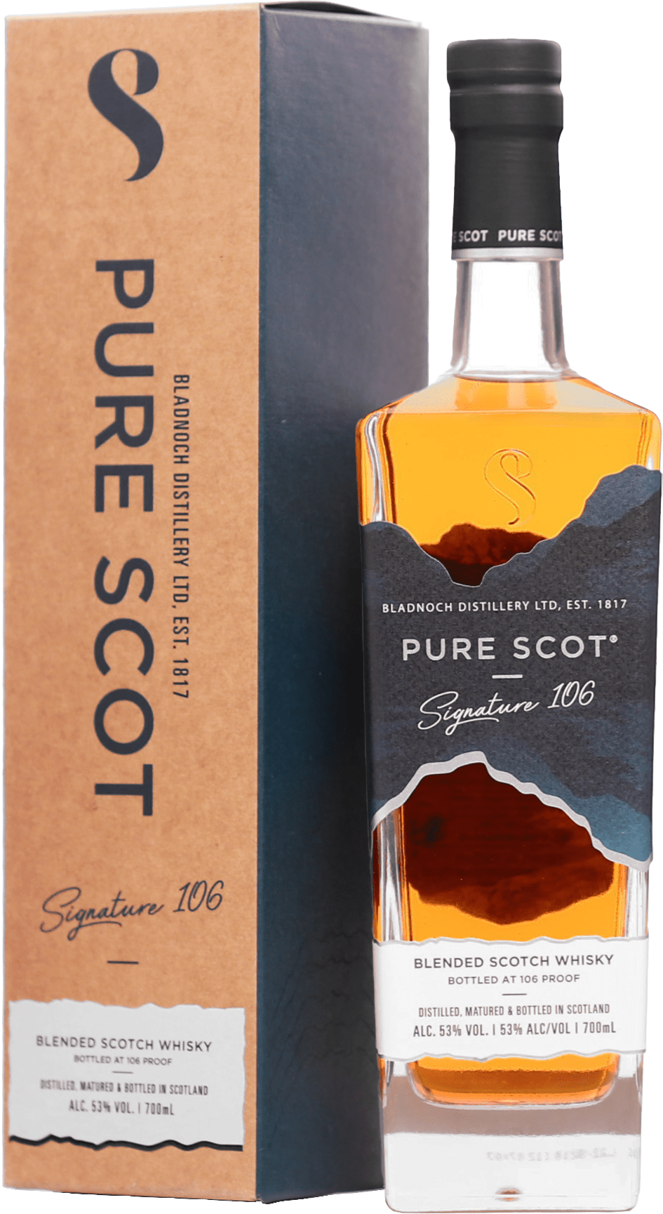 Pure Scot Signature 106 53% 0,7l (darčekové balenie kazeta)