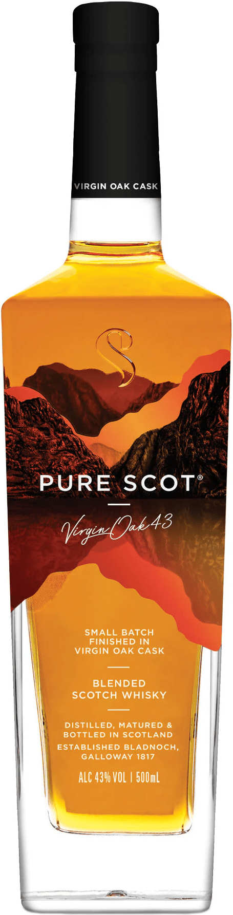 Pure Scot Virgin Oak 43% 0,5l