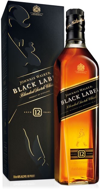 Obrázok Johnnie Walker Black Label 12 ročná 40% 0,7l