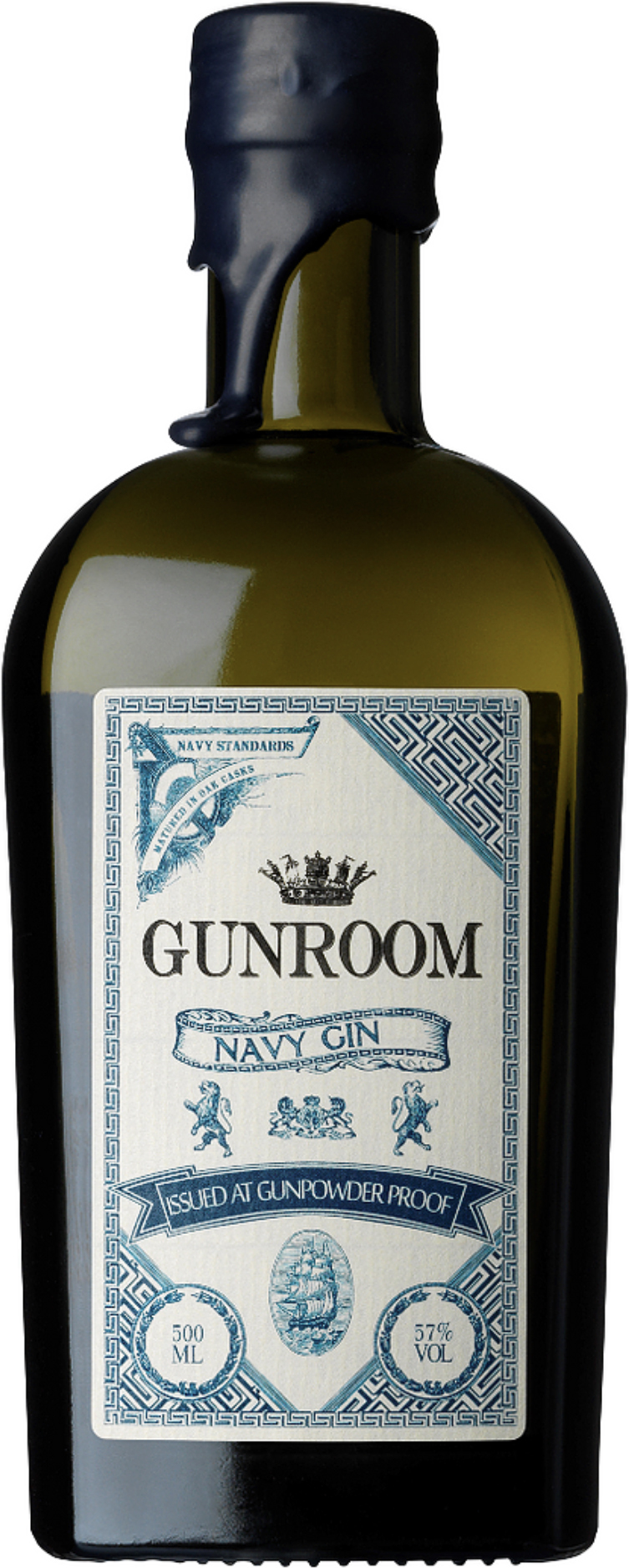 Gunroom Navy Gin 57% 0,5l (čistá flaša)