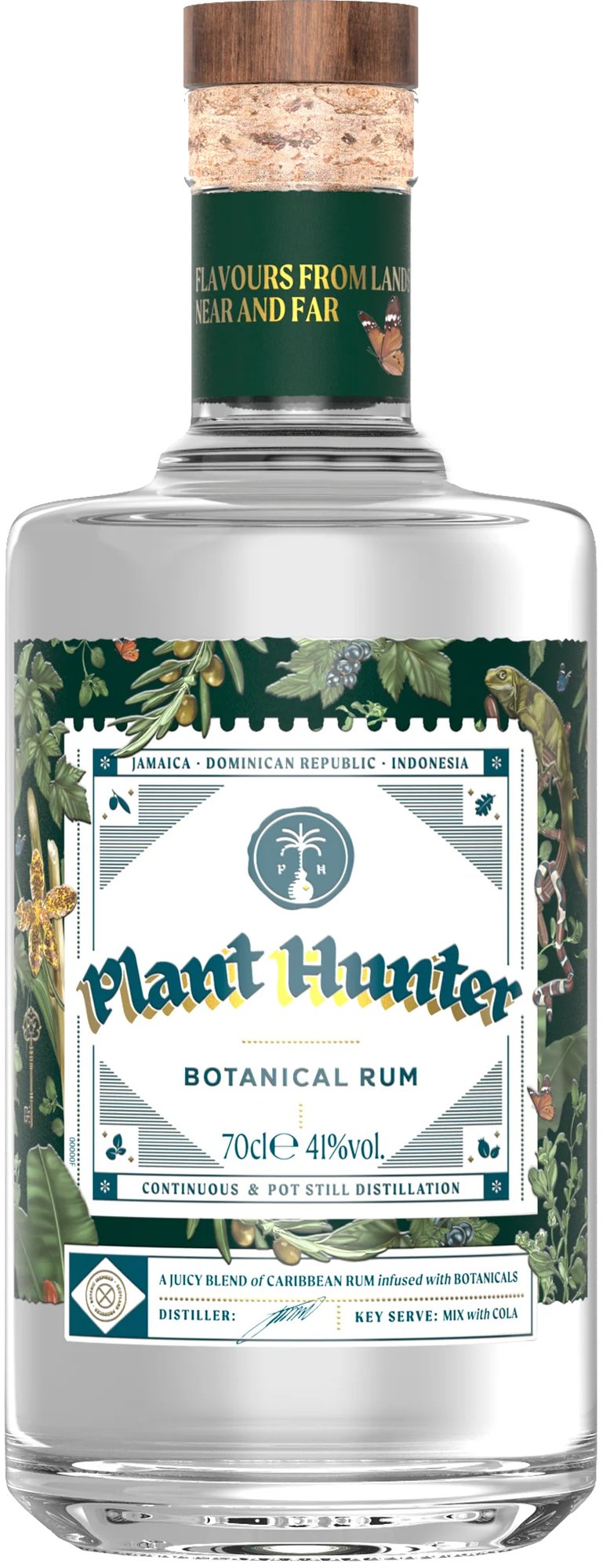Plant Hunter Botanical Rum 41% 0,7l (čistá fľaša)