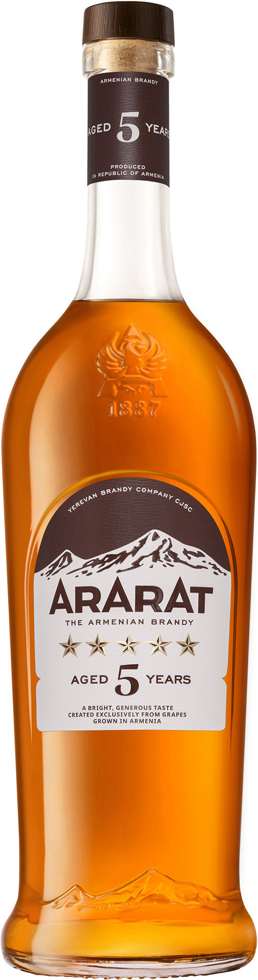 Ararat 5 letá 40% 0,7l
