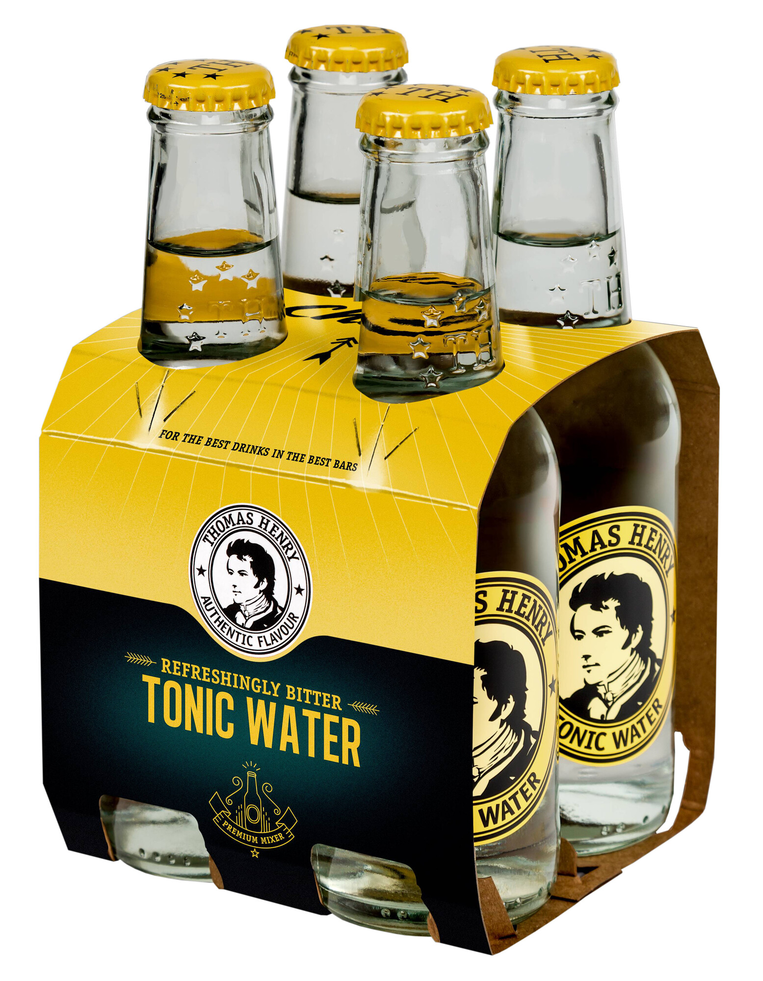 Obrázok Thomas Henry Tonic Water 4 x 0,2l 0,8l (čistá fľaša)