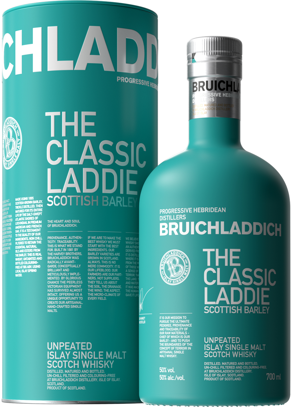 Bruichladdich Classic Laddie 50% 0,7l (Tuba)