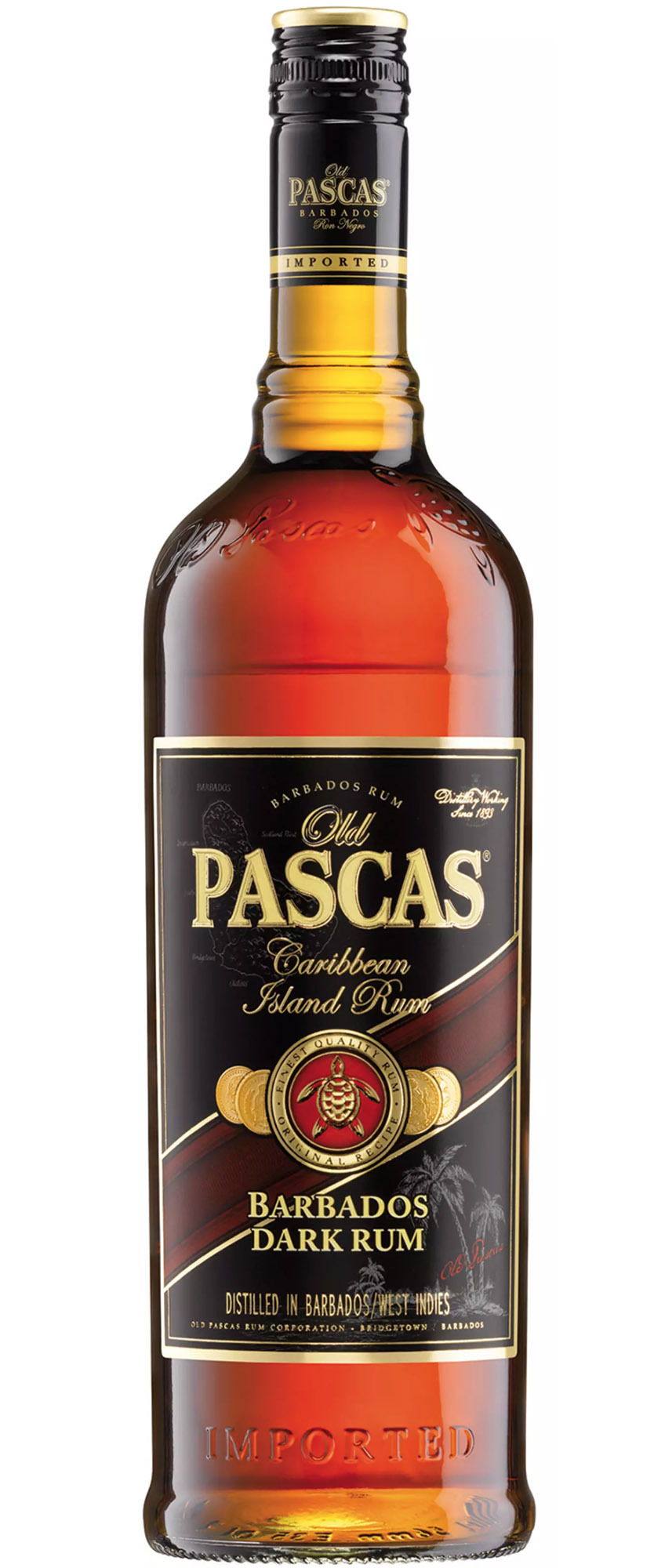 Old Pascas Dark Rum 37,5% 0,7l (čistá fľaša)