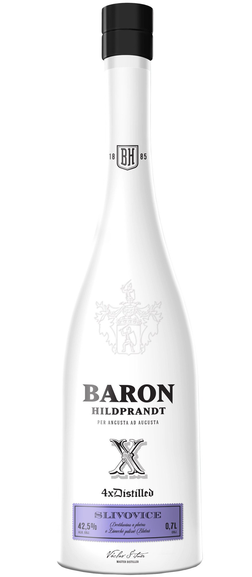 Baron Hildprandt Slivovice 42,5% 0,7l (čistá flaša)