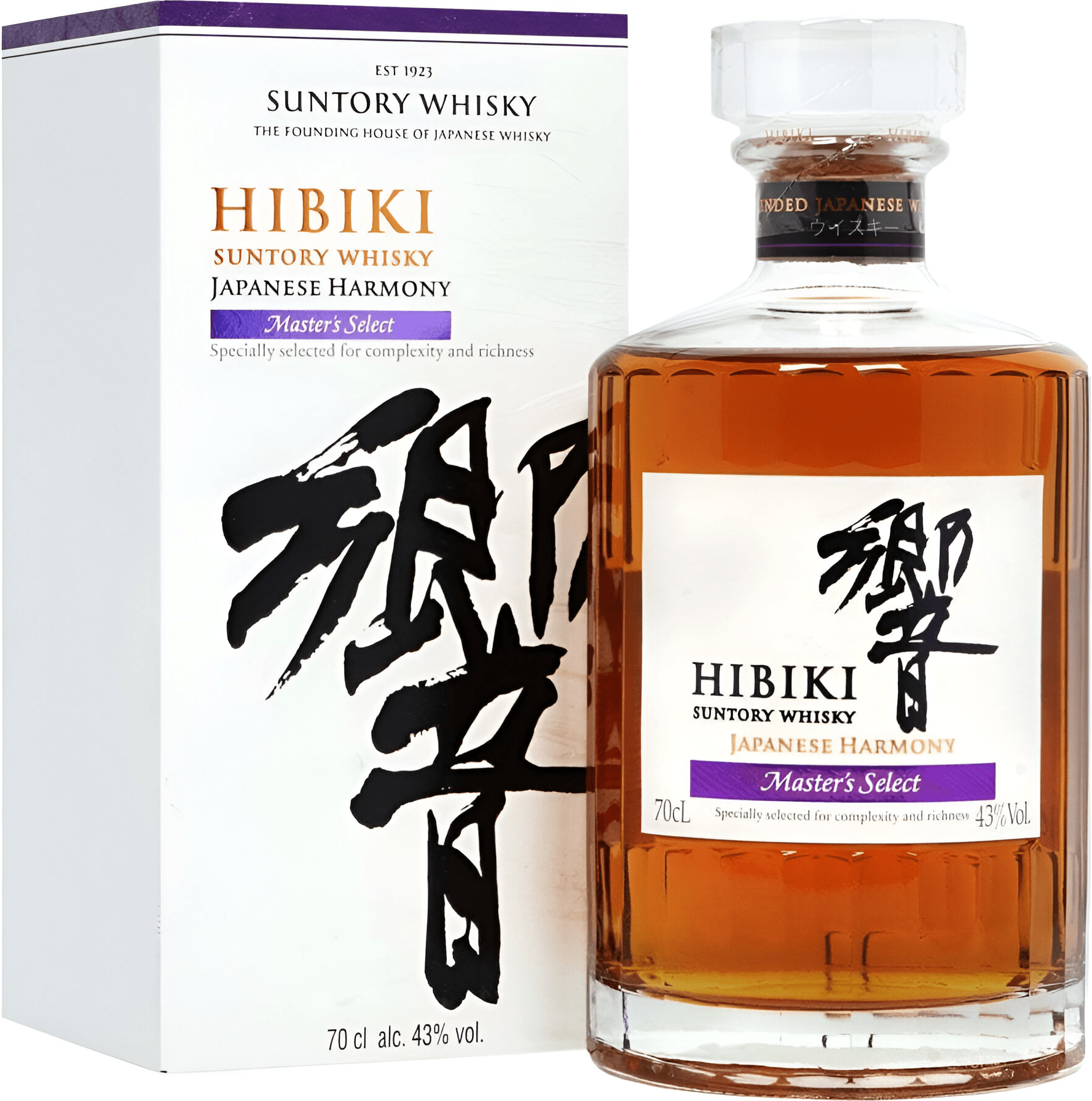 Suntory Hibiki Japanese Harmony Master's Select 43% 0,7l (darčekové balenie kazeta)
