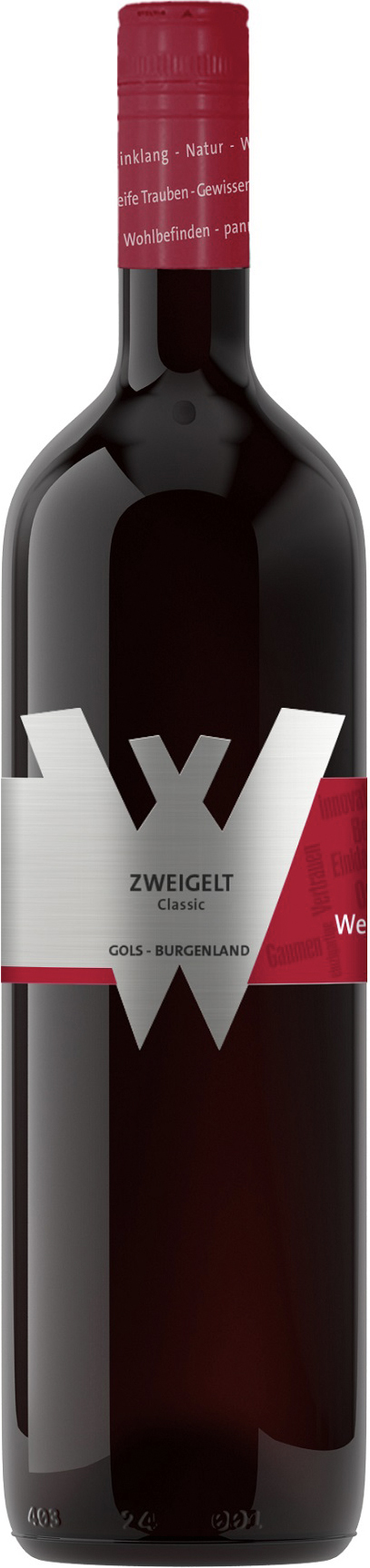 Christian & Thomas Weiss Zweigelt BIO 13,5% 0,75l (čistá fľaša)