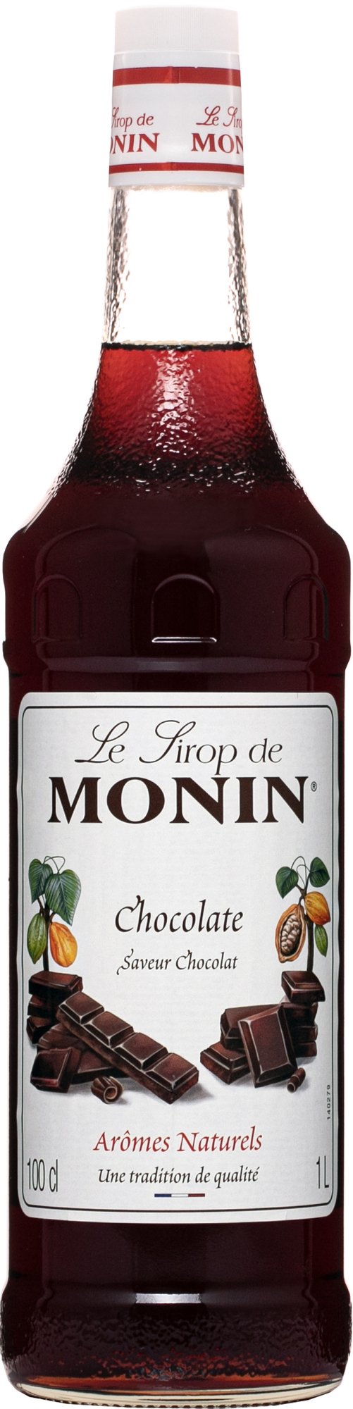 Le Sirop de MONIN Chocolate 1,0L (holá láhev)