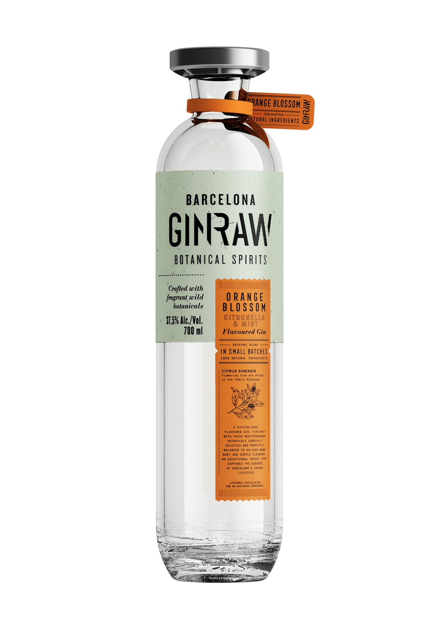 GinRaw Orange Bloosom Gin 37,5% 0,7l