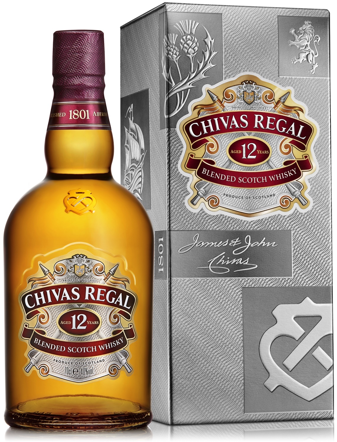 Obrázok Chivas Regal 12 ročná 40% 0,7l