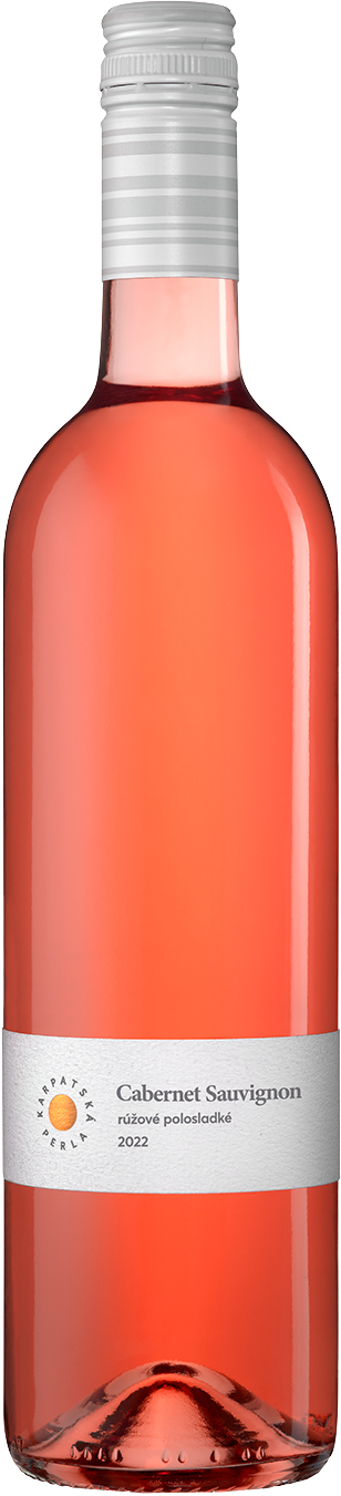 Karpatská Perla Cabernet Sauvignon Rosé 2022 11,5% 0,75l (čistá fľaša)