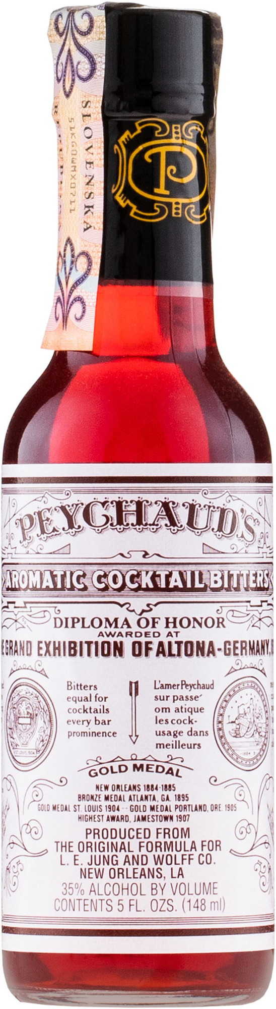 Peychaud 's Bitters 35% 0,148l (čistá flaša)