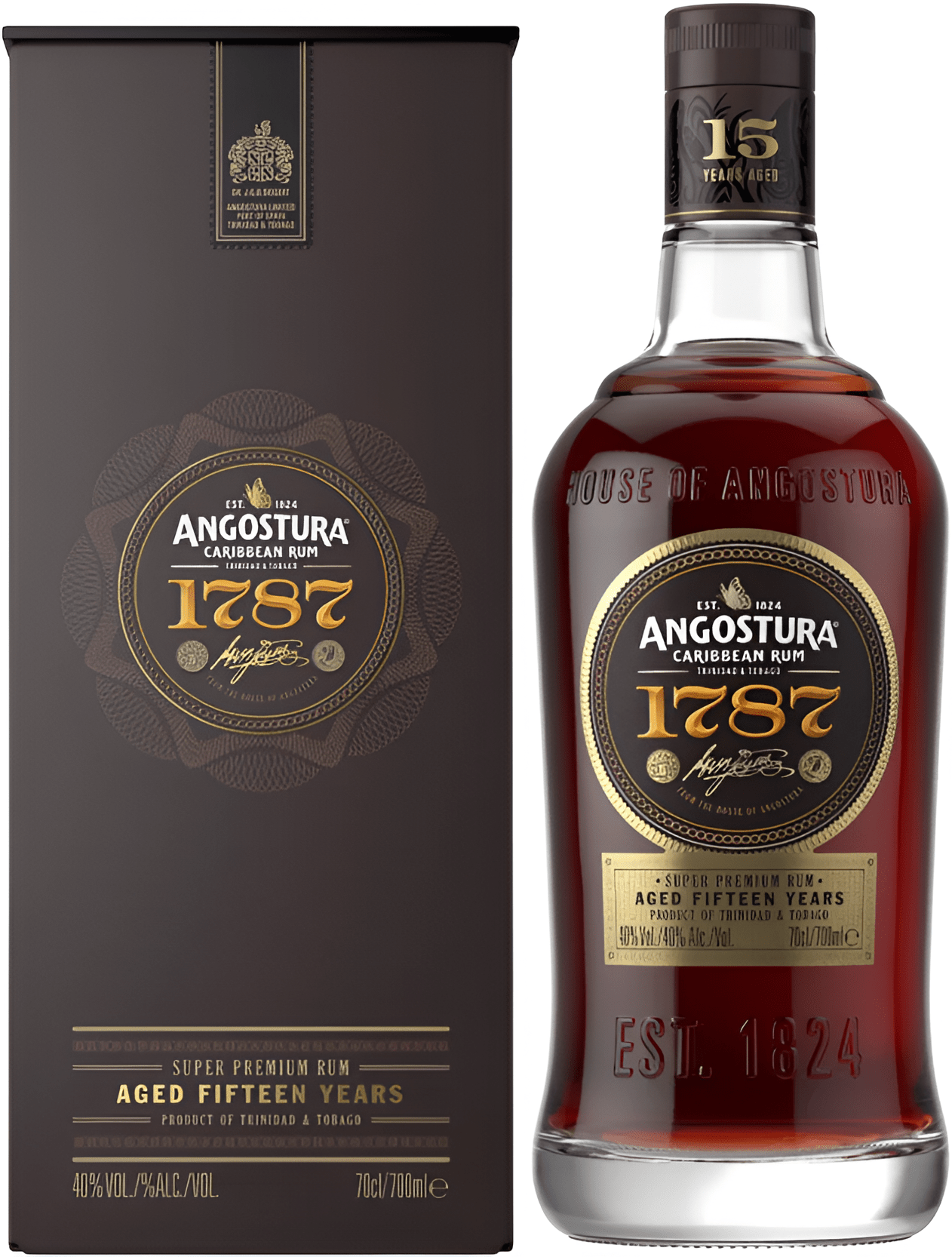 Angostura 1787 15 letý rum 40% 0,7l (dárkové balení kazeta)