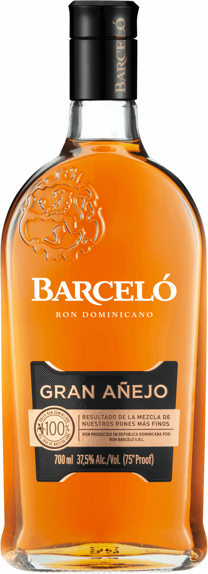 Barceló Gran Aňejo 37,5% 0,7l (čistá fľaša)