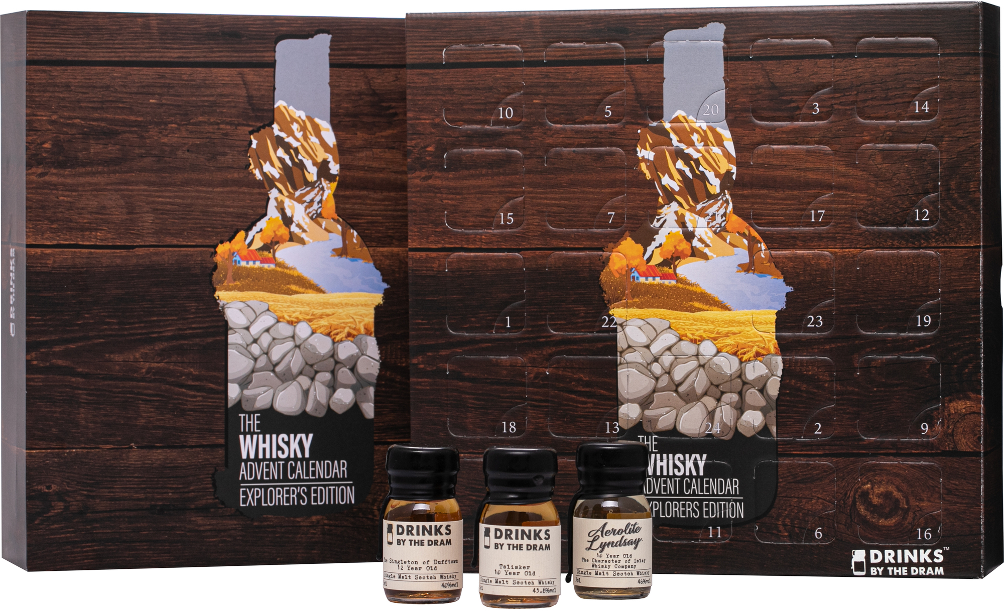 Whisky Advent Calendar Explorers' Edition 24 x 0,03l 45% 0,72l (darčekové balenie kazeta)