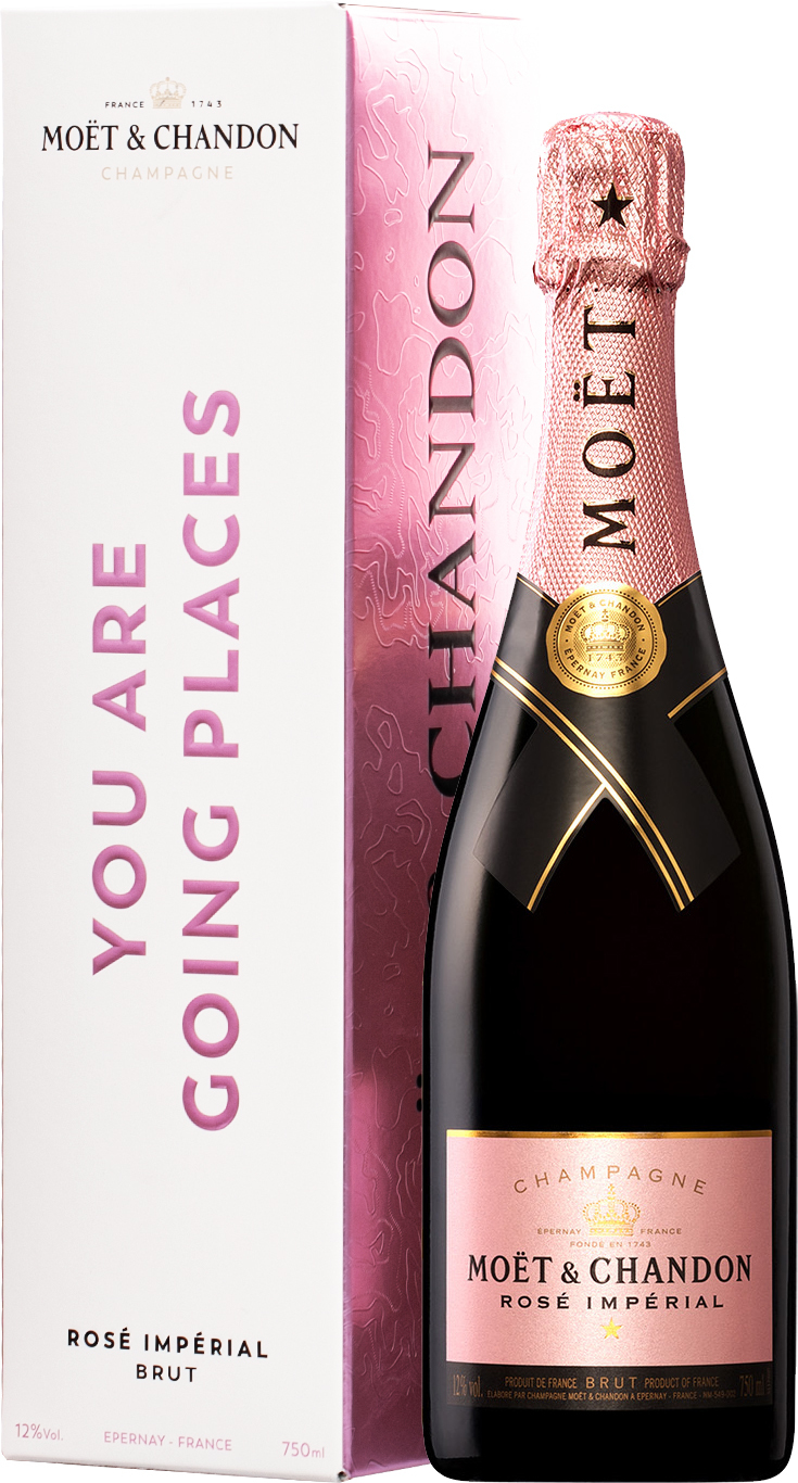 Moet & Chandon Champagne Rosé Impérial Brut Gift Box 0,75 l