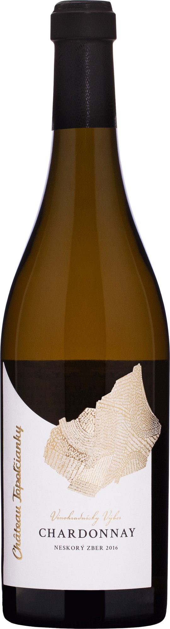 Chateau Topoľčianky Vinohradnícky výber Chardonnay 13,5% 0,75l (čistá fľaša)