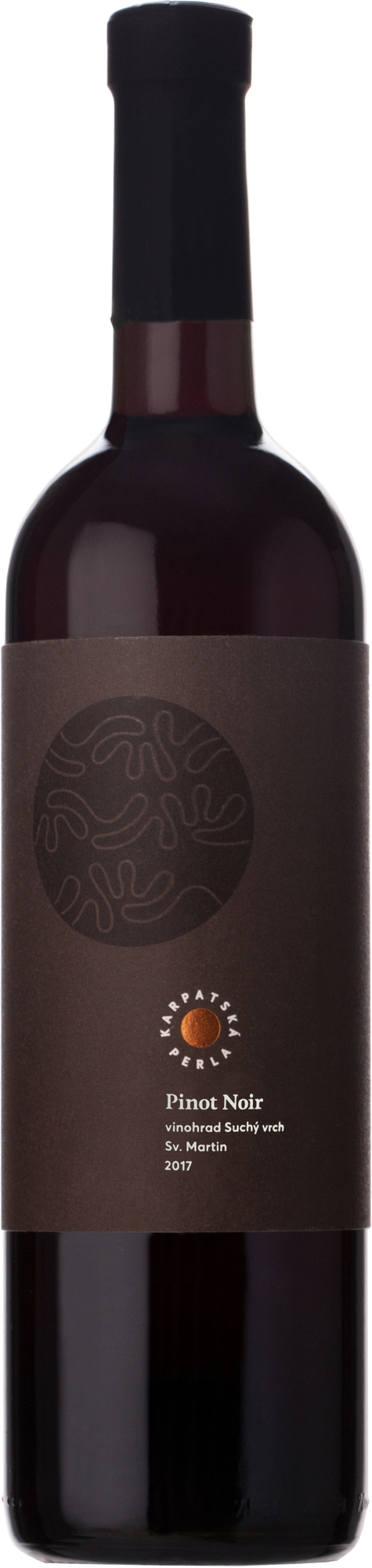 Karpatská Perla Pinot Noir 2017 14,5% 0,75l (čistá fľaša)