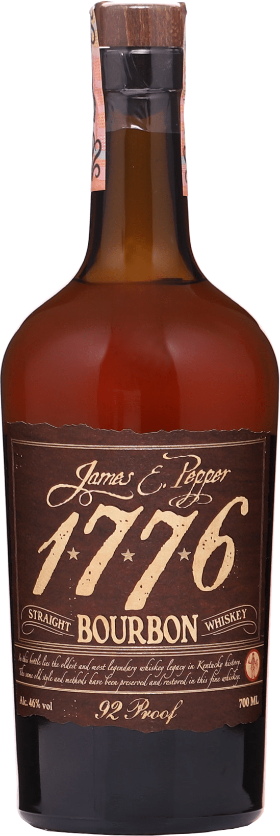 James E. Pepper 1776 Straight Bourbon 46% 0,7l (čistá flaša)