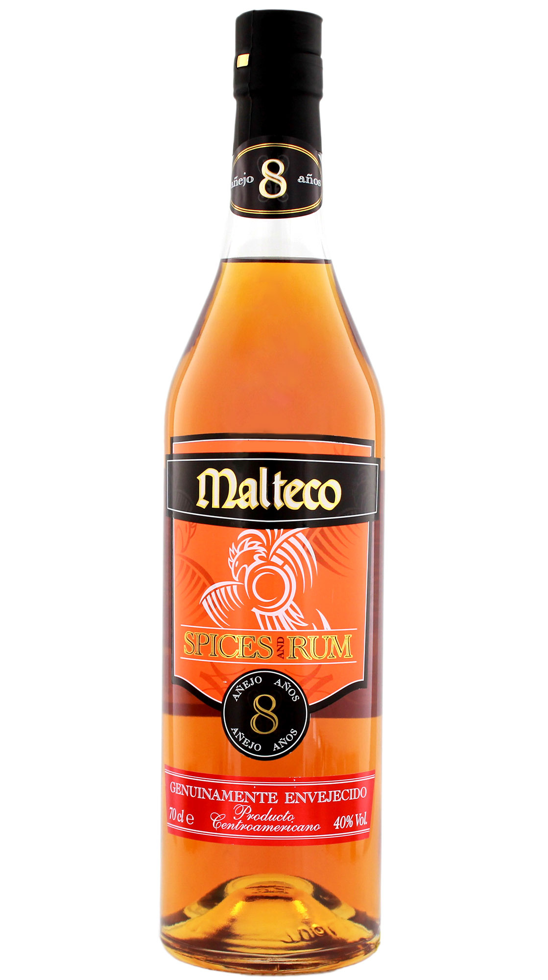 Obrázok Malteco Spices and Rum 8 ročný 40% 0,7l