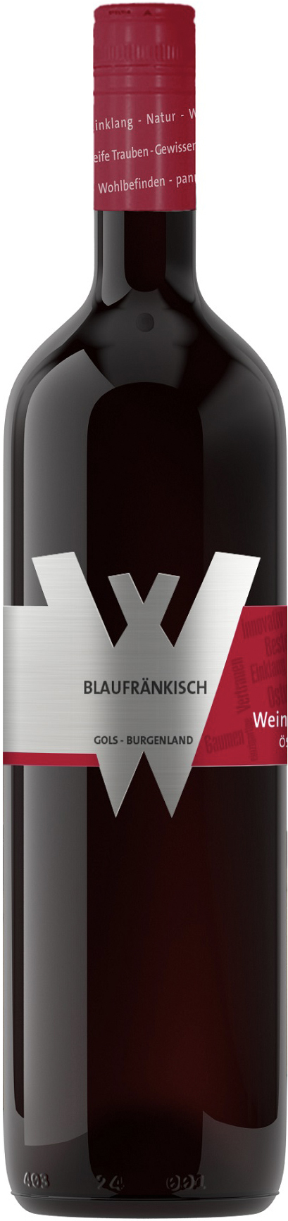 Christian & Thomas Weiss Frankovka modrá BIO 13,5% 0,75l (čistá fľaša)
