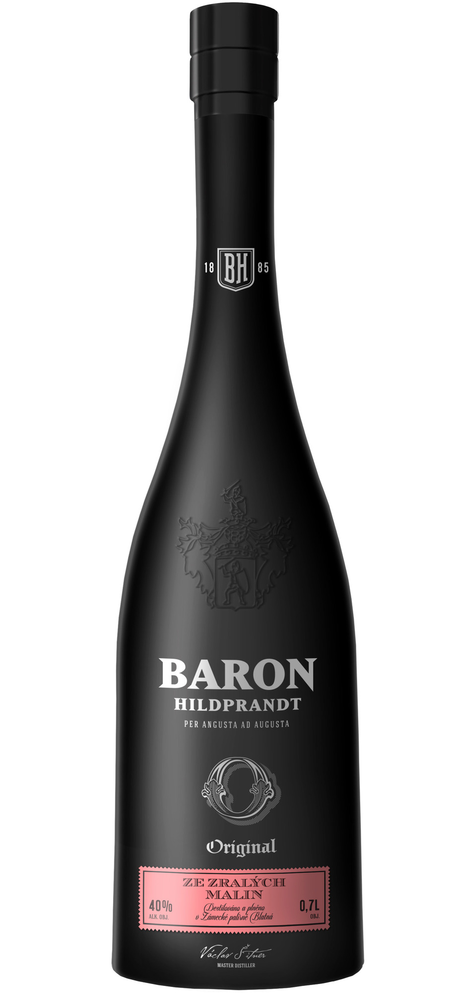 Baron Hildprandt - Z čerstvých malín 40% 0,7l (čistá fľaša)