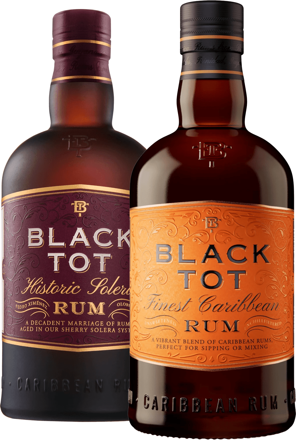 Set Black Tot + Historic Solera (set 1 x 0.7 l, 1 x 0.7 l)