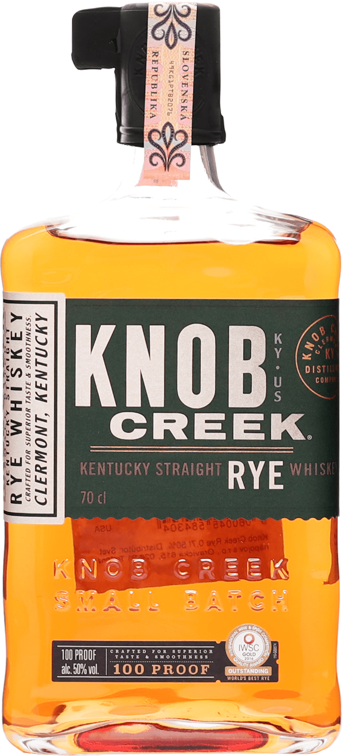 Knob Creek Rye 50% 0,7l (čistá fľaša)