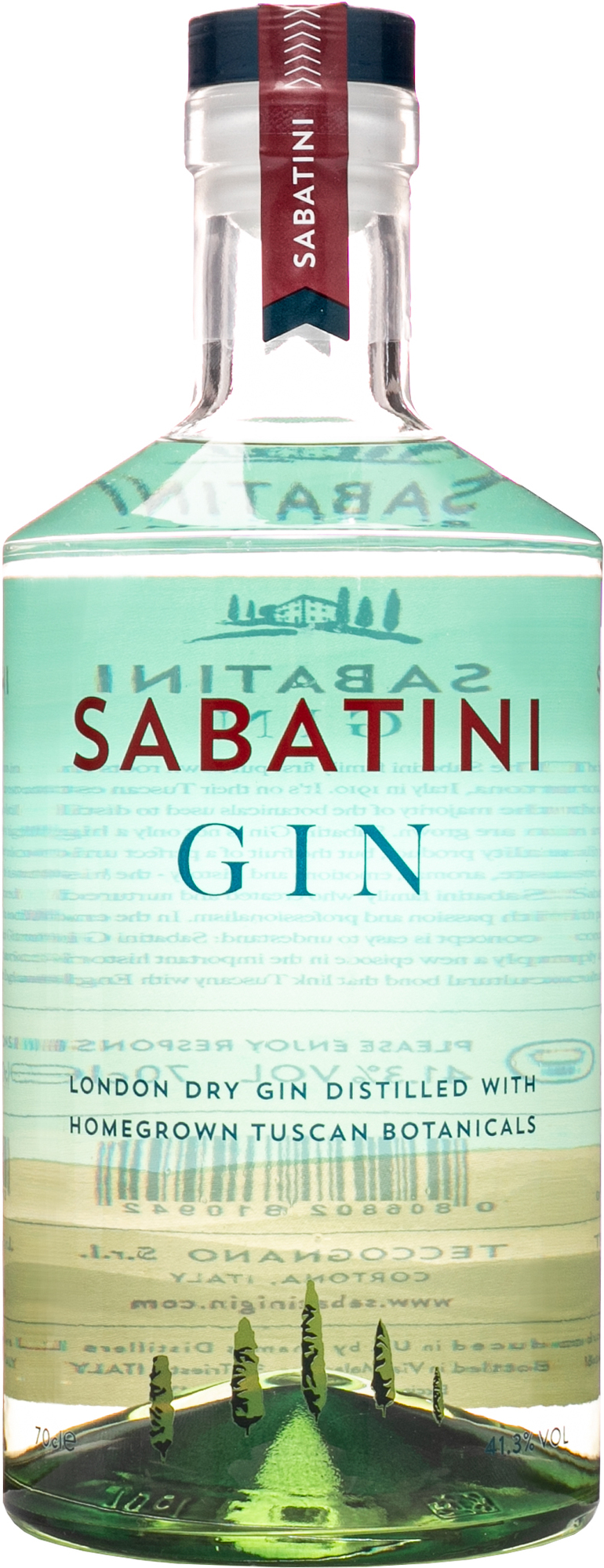 Sabatini Gin 41,3% 0,7l (čistá fľaša)