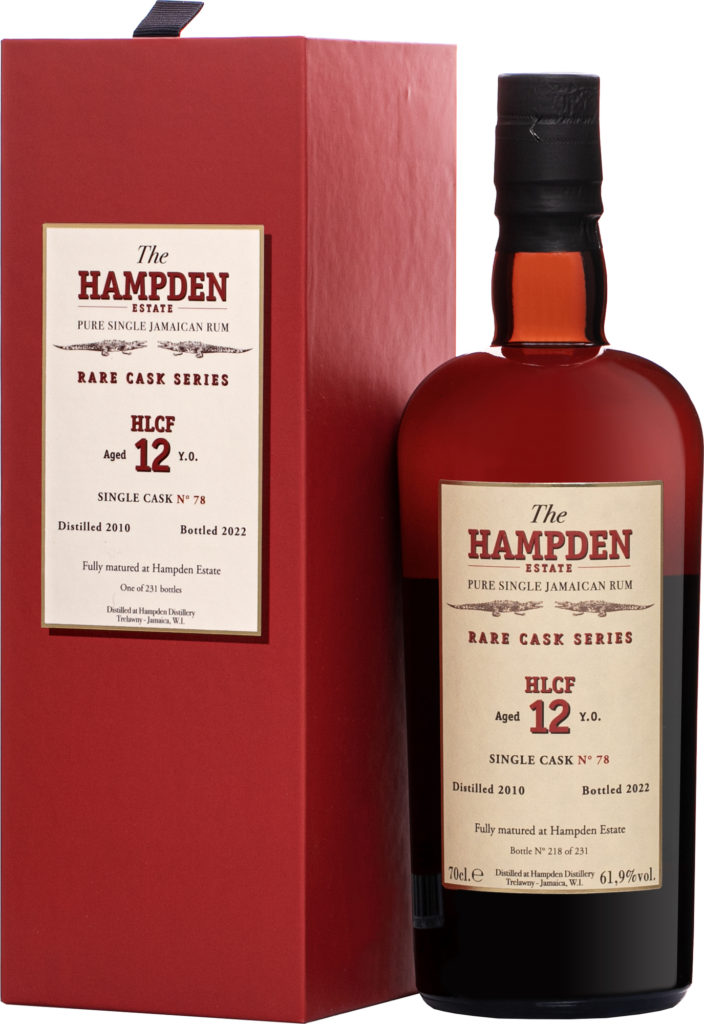 Hampden Estate HLCF 12 letý Rare Cask Series #78 61,9% 0,7l