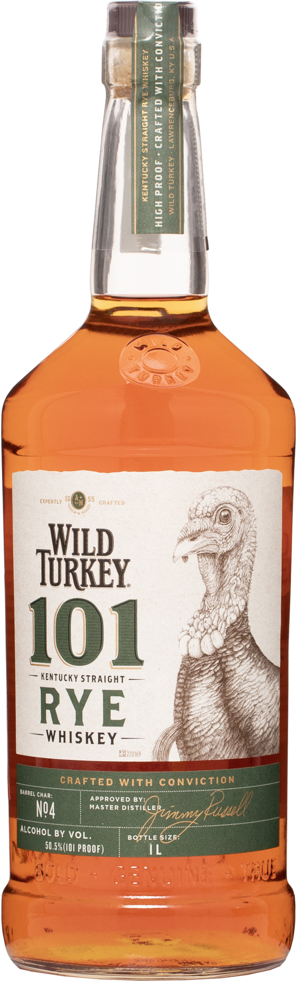 Wild Turkey 101 Proof Rye 1l 50,5%