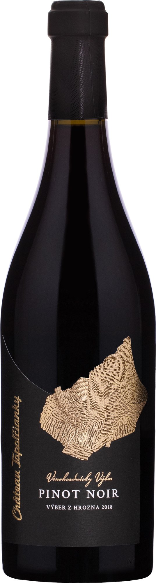 Chateau Topoľčianky Vinohradnícky výber Pinot Noir 14% 0,75l (čistá fľaša)