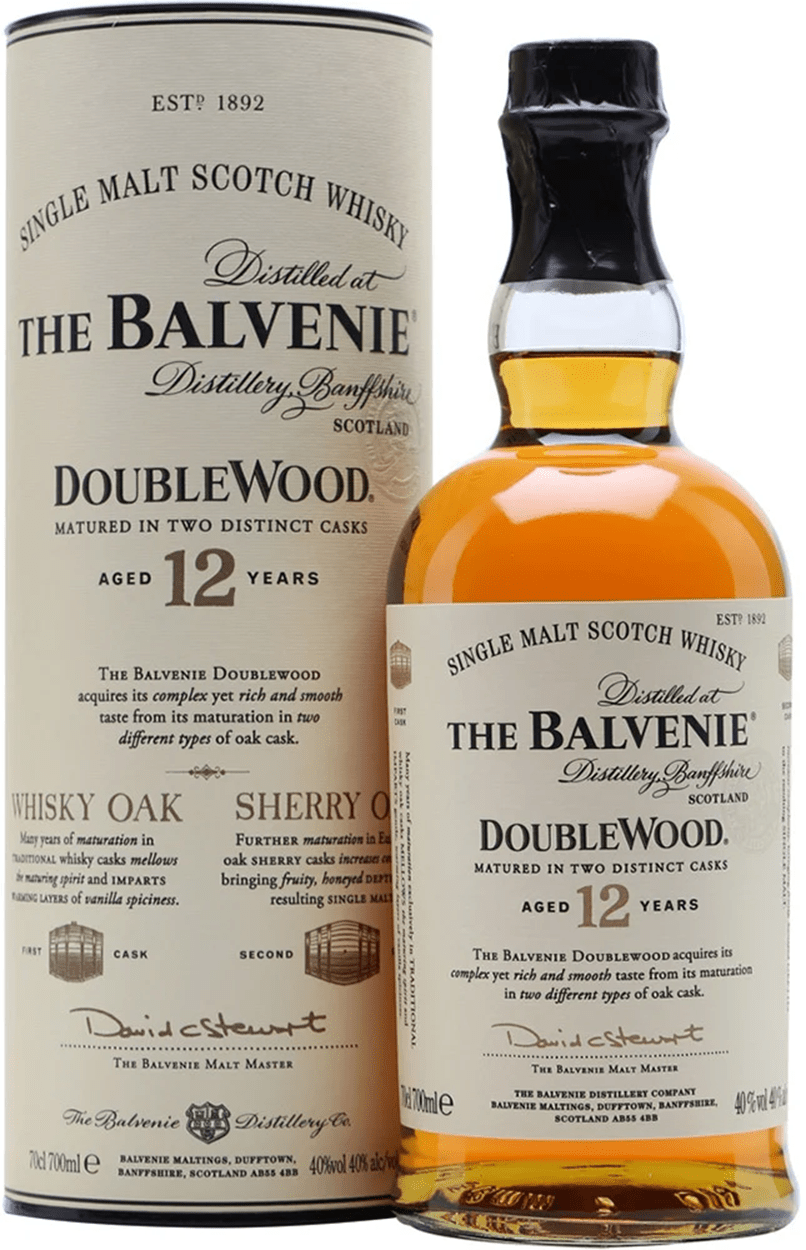 The Balvenie DoubleWood 12 letá 40% 0,7l (dárkové balení kazeta)