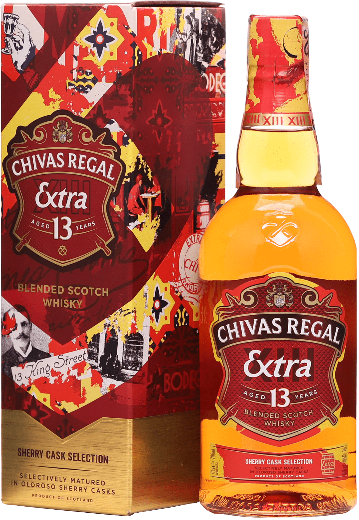 Chivas Regal Extra 13 ročná 40% 0,7l (darčekové balenie kazeta)