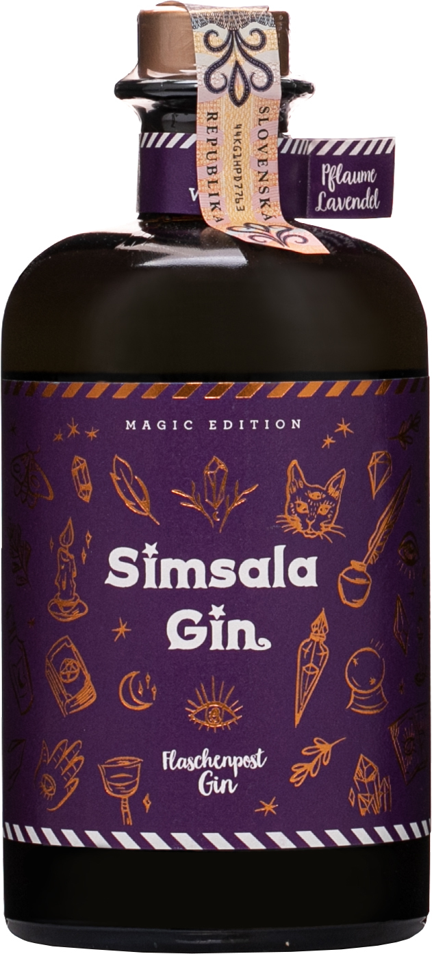 Simsala Gin 41% 0,5l (čistá fľaša)