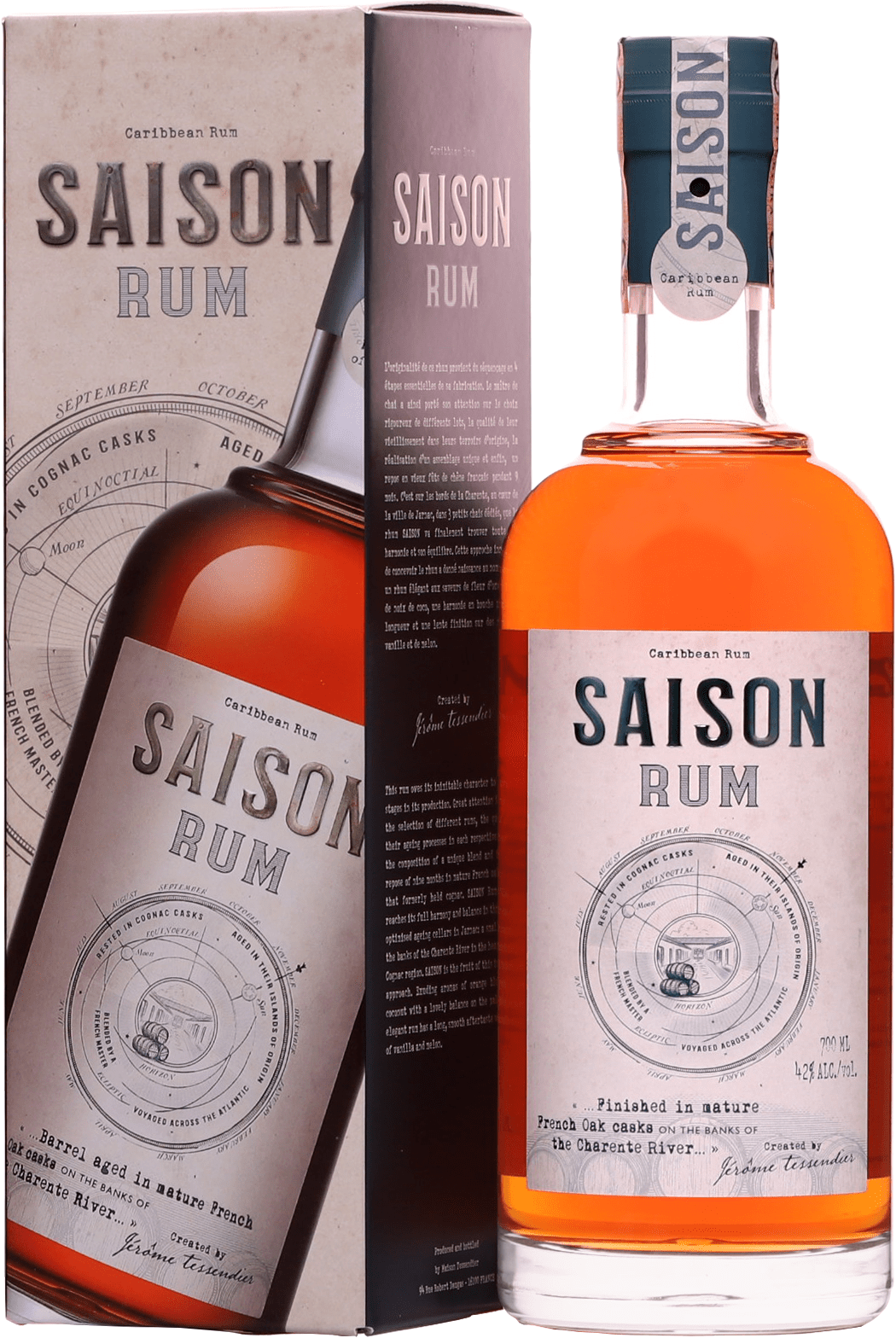 Saison Rum 42% 0,7l (darčekové balenie kazeta)
