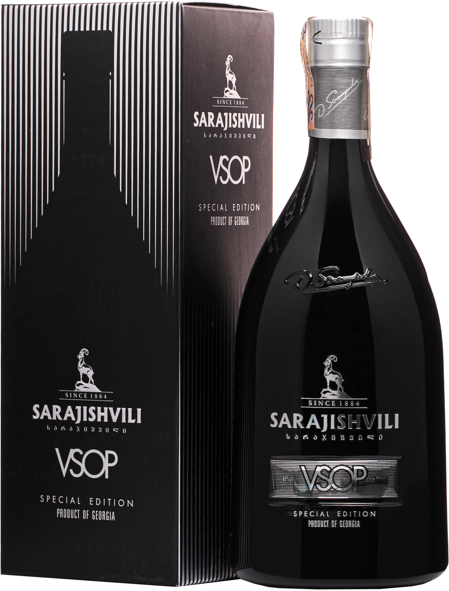 Sarajishvili VSOP Black Edition 40% 0,7l