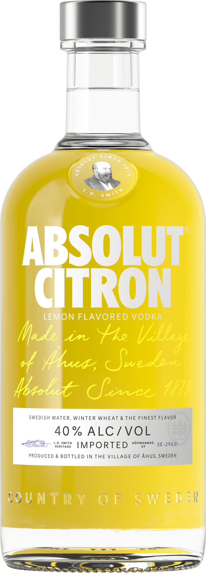 Absolut Citron 1l 40% (čistá fľaša)