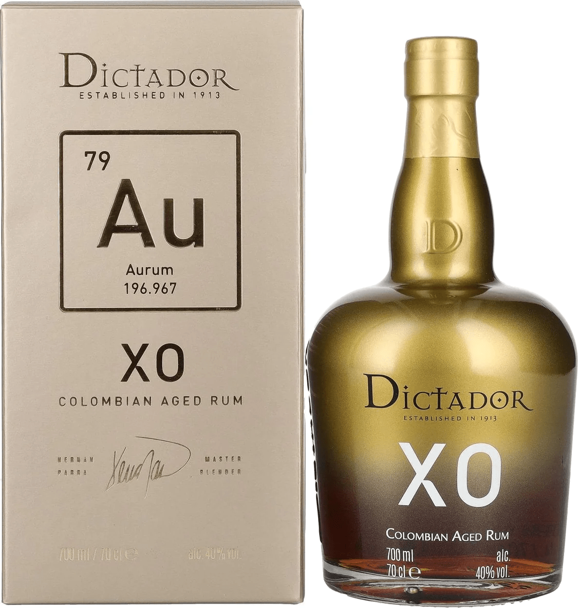 Dictador XO Aurum 40% 0,7l (darčekové balenie kazeta)