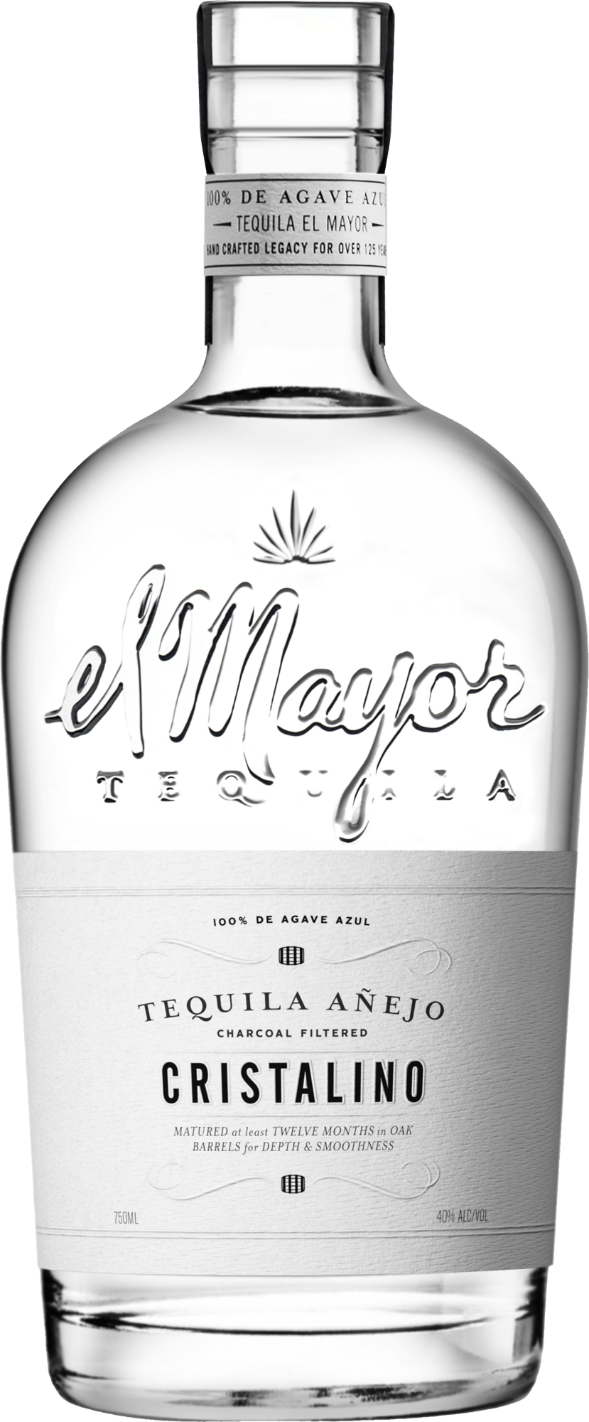 El Mayor Cristalino 40% 0,75l (čistá flaša)