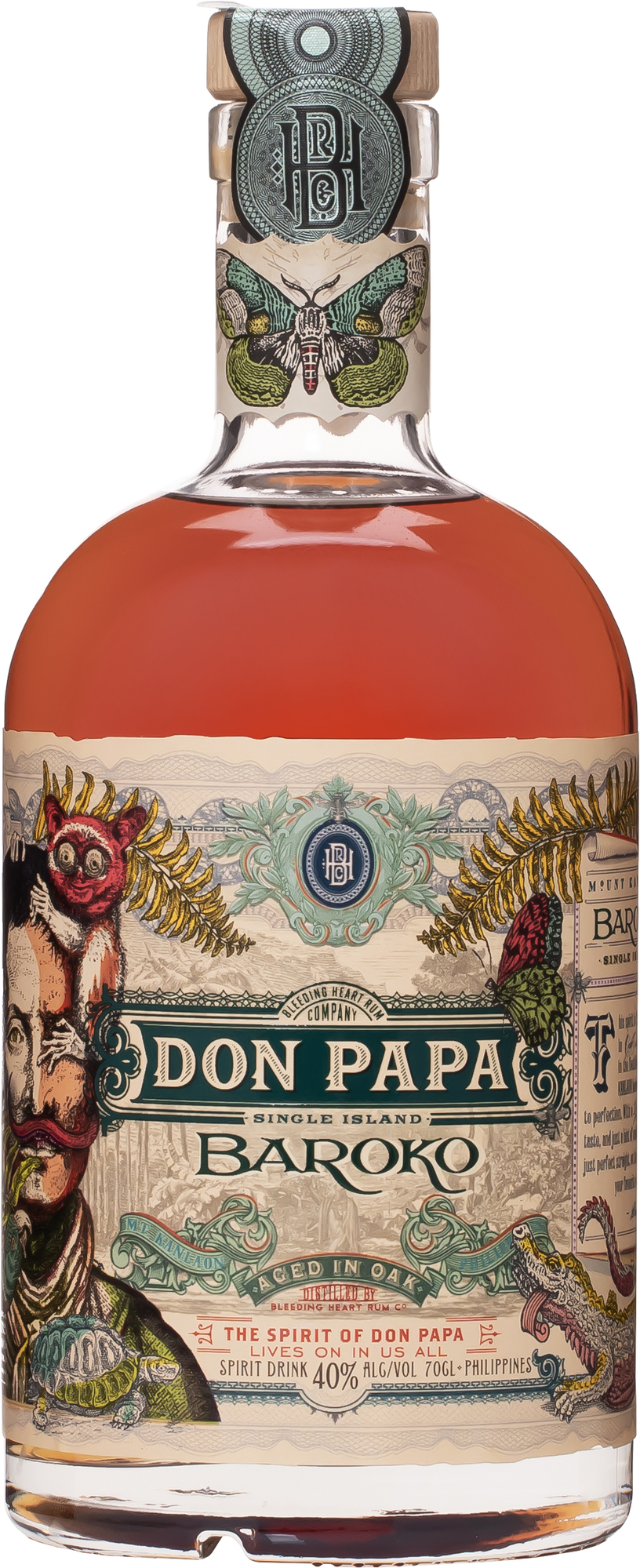 Don Papa Baroko Rum 0.7L (40% Vol.)