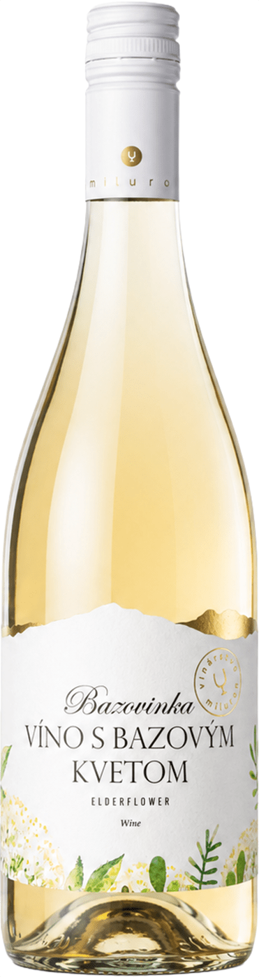 Miluron Bazovinka víno s bazovým kvetom 11,5% 0,75l