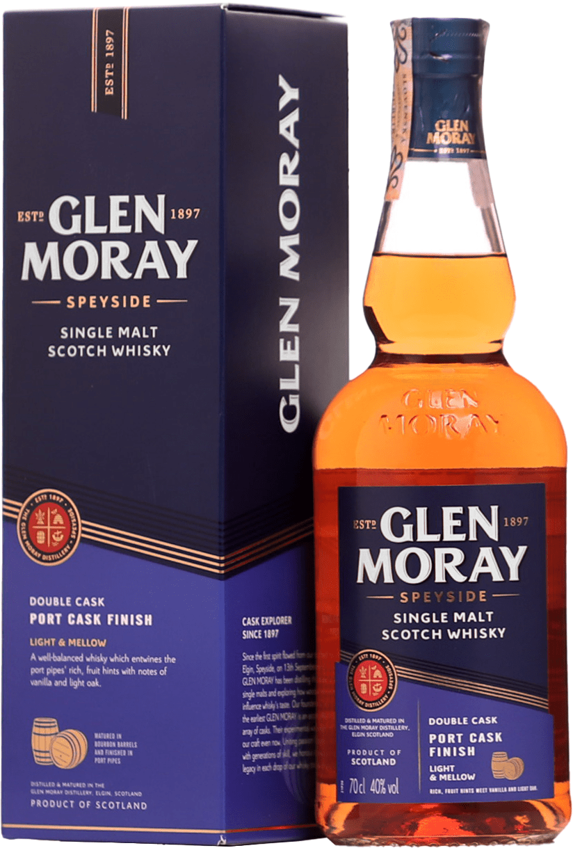 Glen Moray Classic Port Cask Finish 40% 0,7l