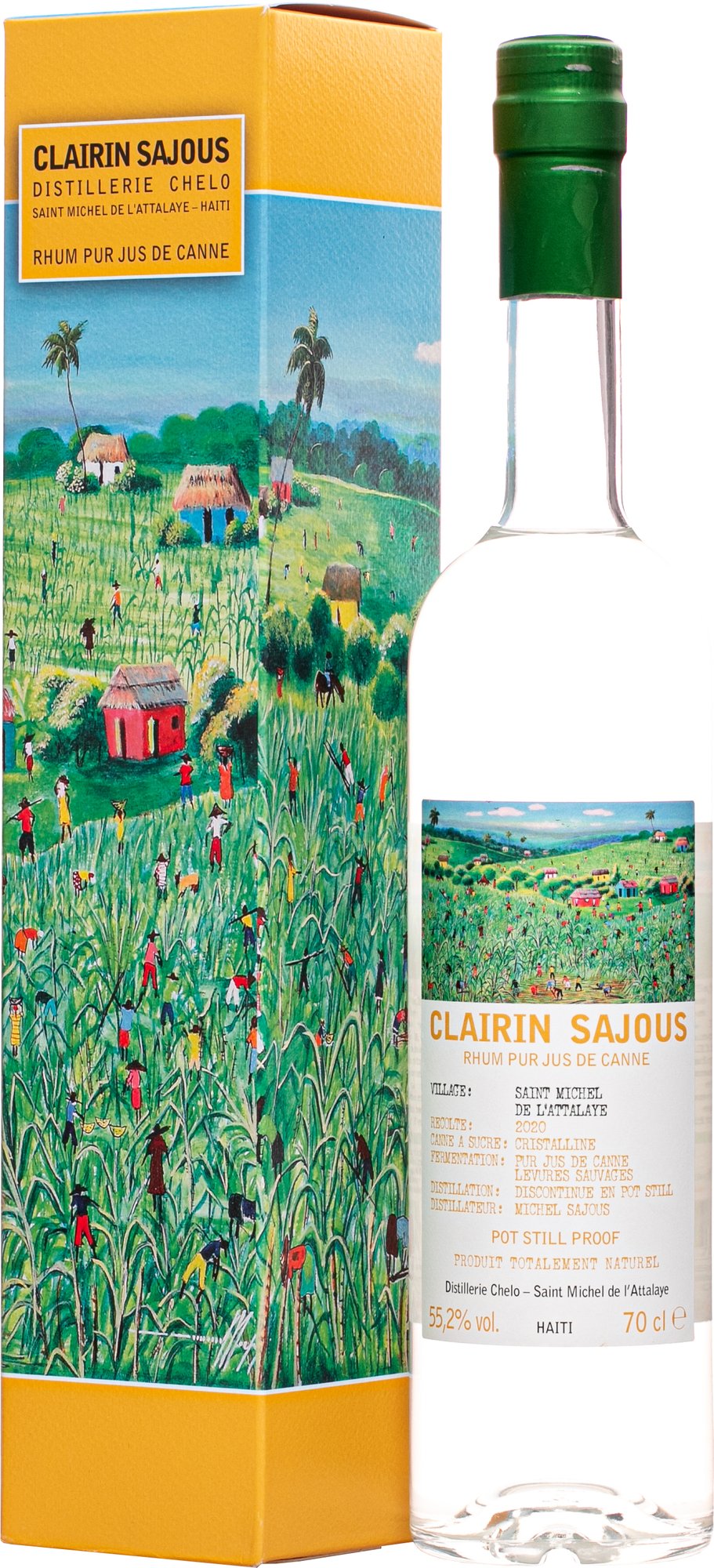 Clairin Sajous Rum 2020 55,2% 0,7l (dárkové balení kazeta)