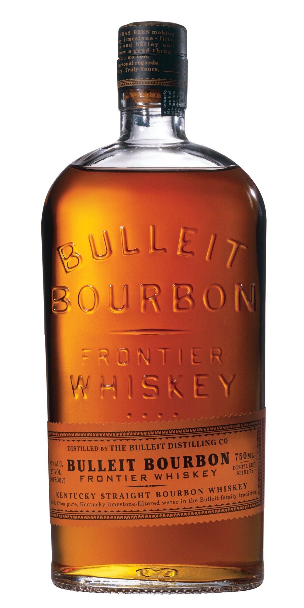 BULLEIT Bourbon 45% 0,7 l (holá láhev)